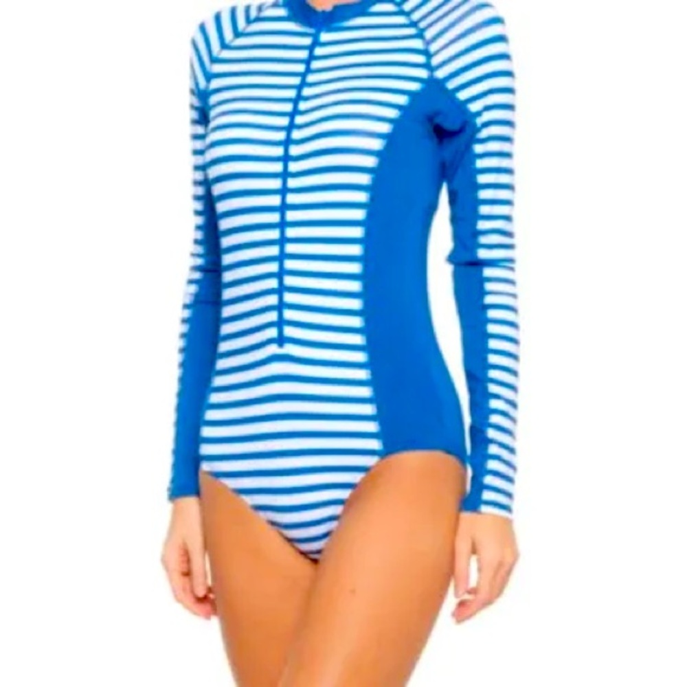 Cabana Life Unisuit Long Sleeve Swim Suit Size Large